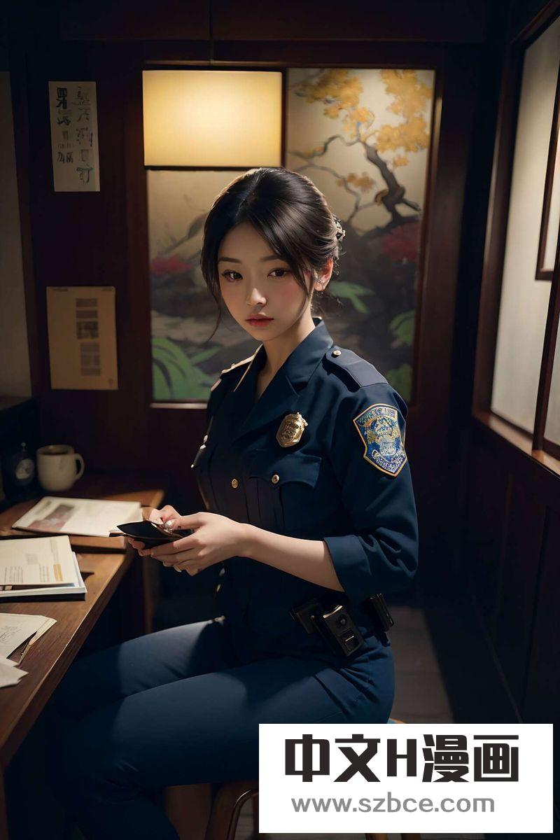 【AI生成】文静的女警居然是反差婊