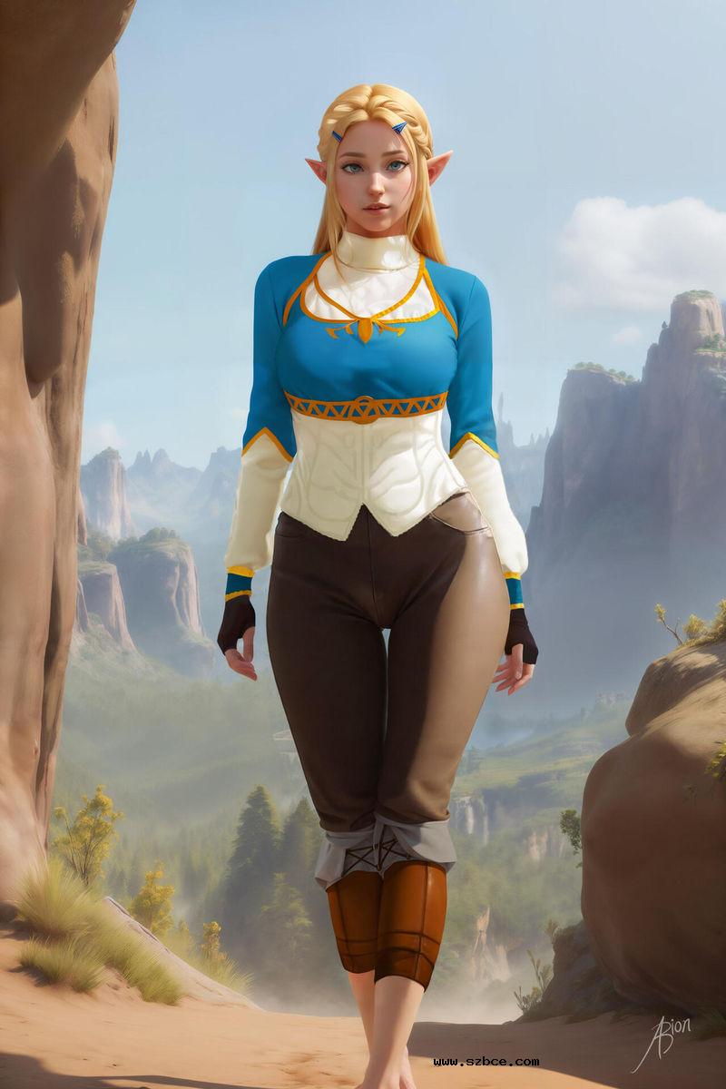 【AI漫画】精灵塞尔达