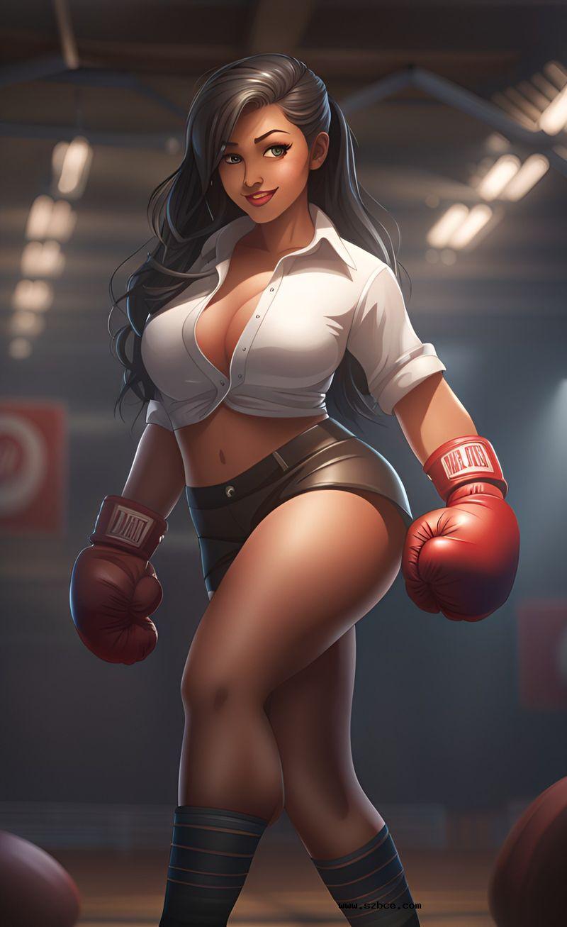 【AI生成】女子拳击