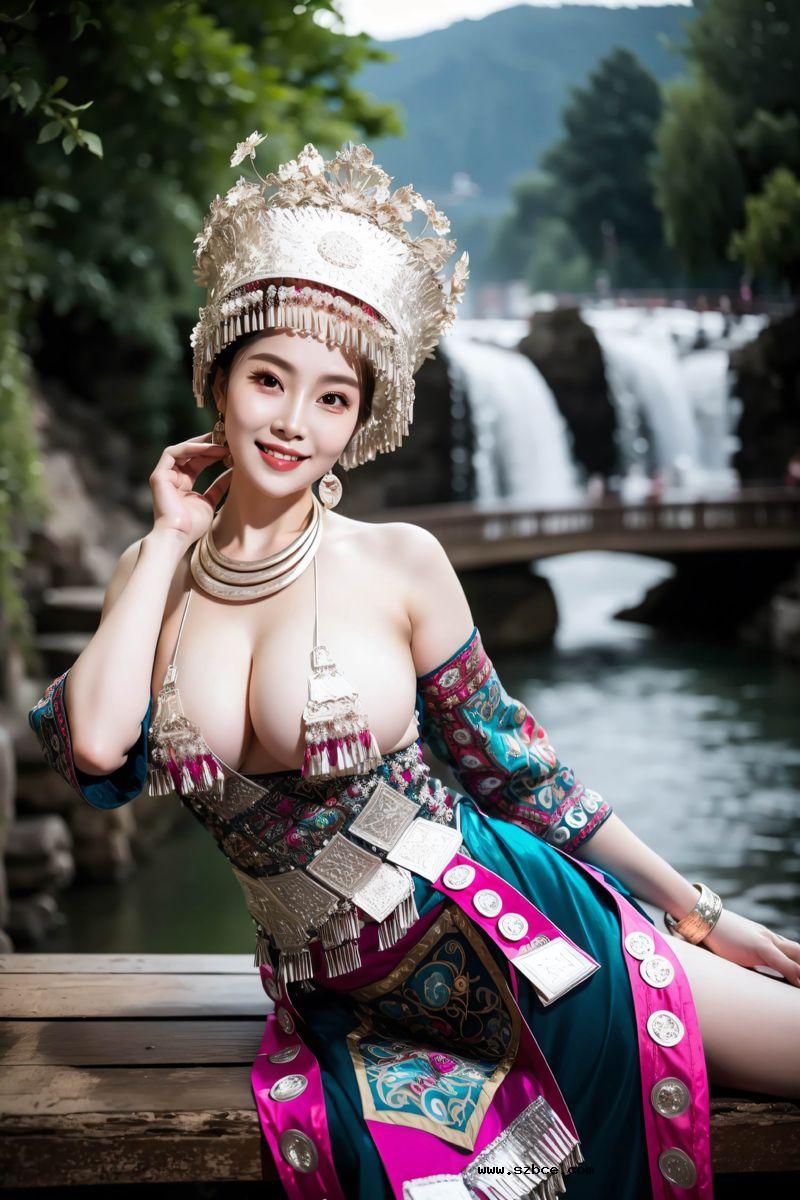 【AI生成】苗寨美女露出
