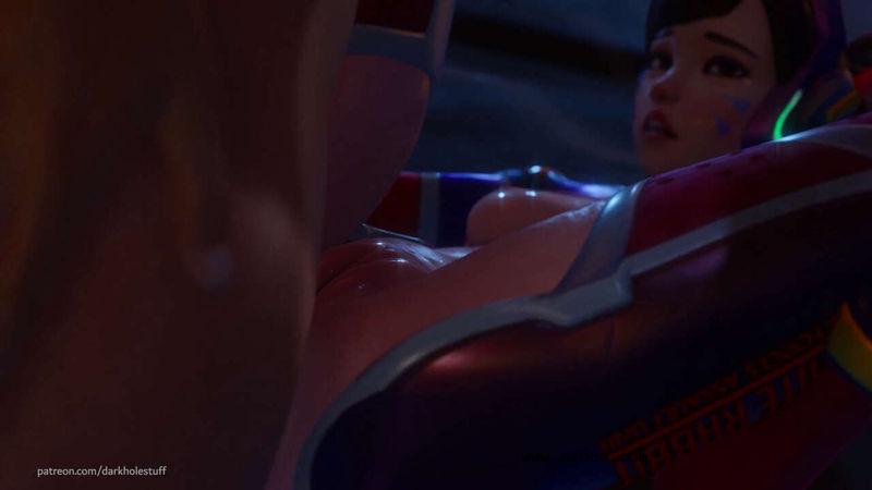 【3D】守望先锋_D.va肛门被捣