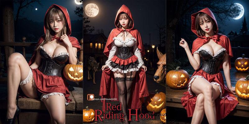 【AI生成】小红帽+白雪公主