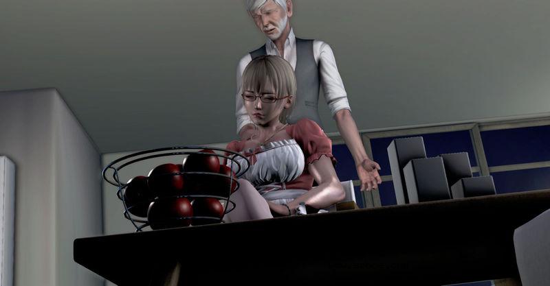 【R-18G】巨乳女仆之死