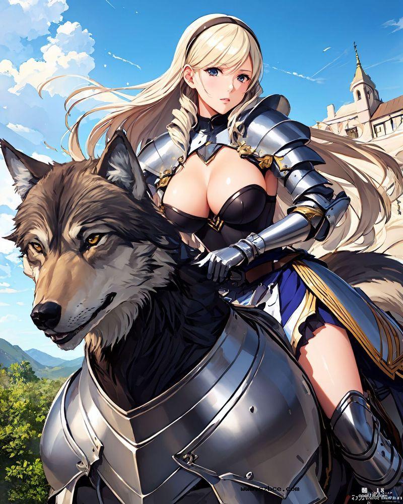 【AI生成】动物少女骑士