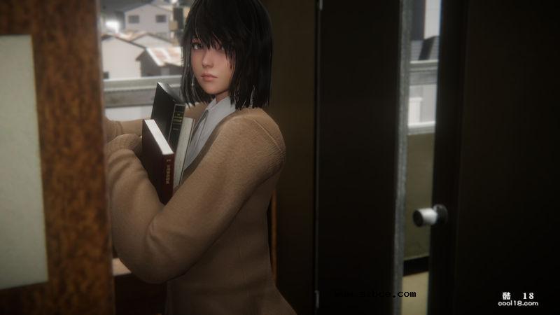 【3D】图书馆的她