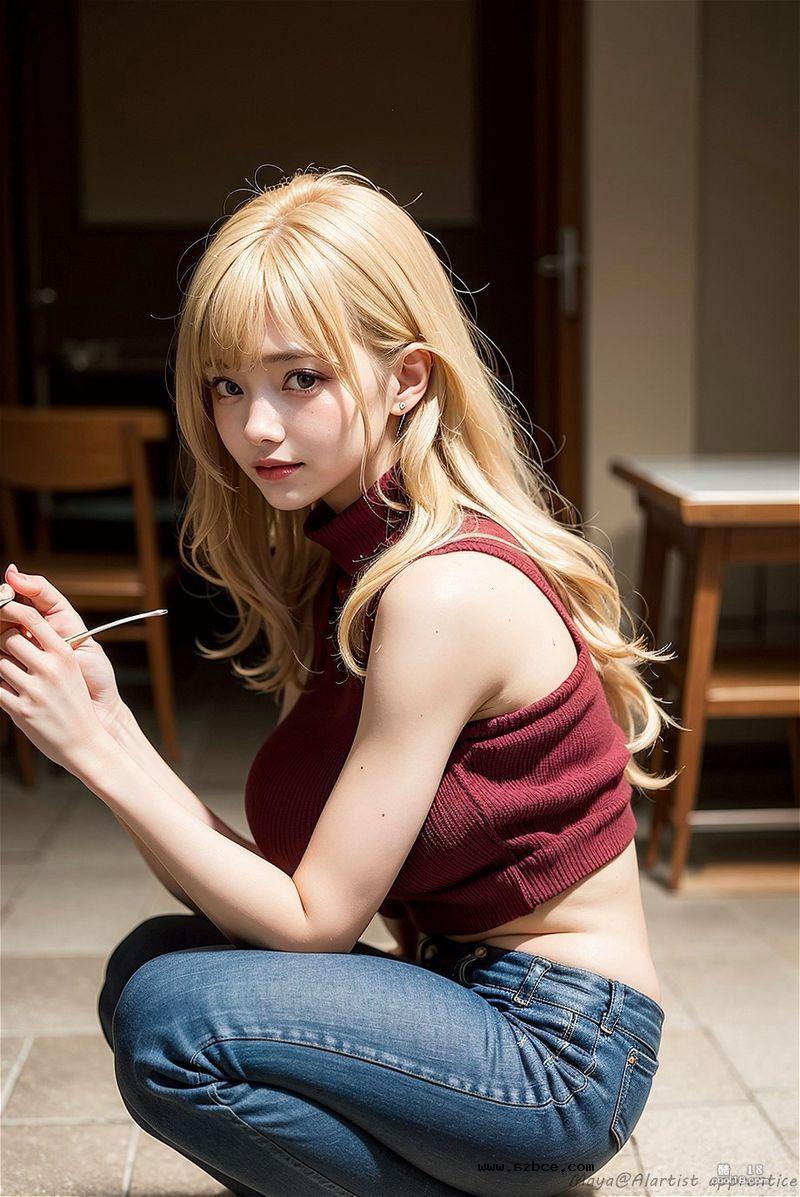 【AI生成】巨乳小姐姐的露出日记