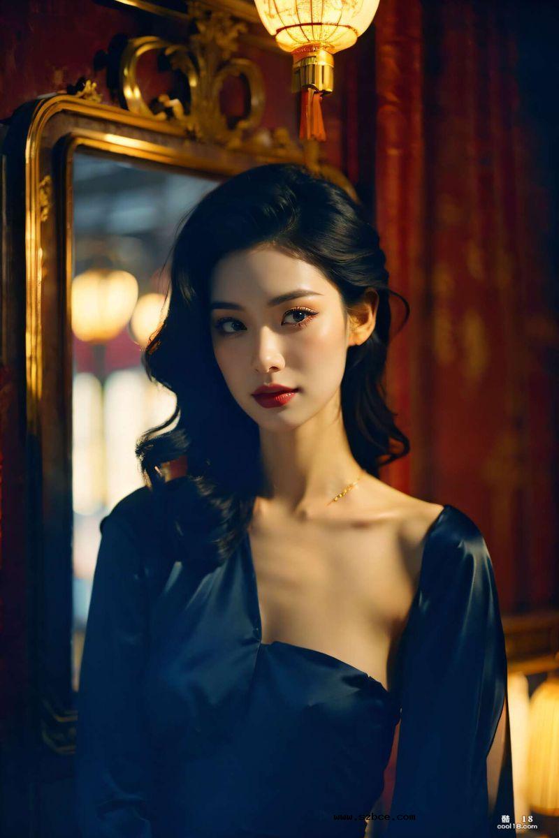 【AI生成】唯美民国风少妇