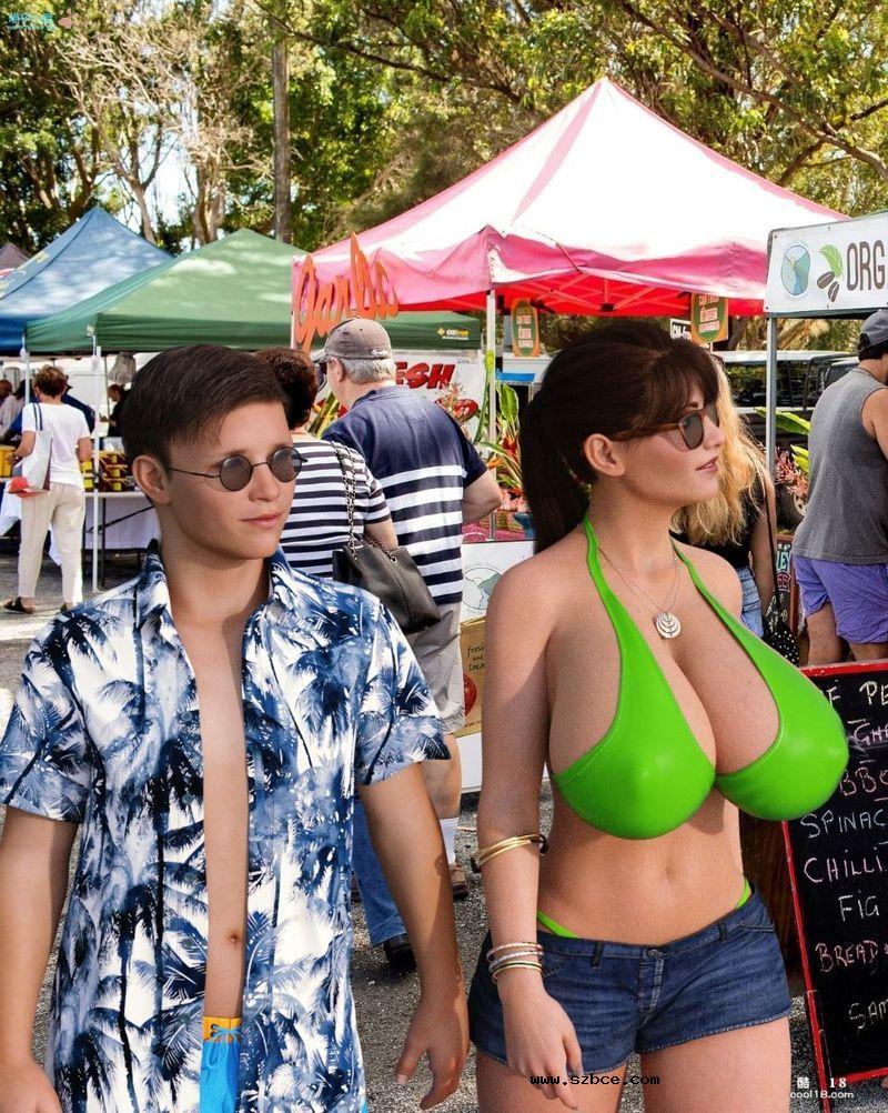 【3D】淫欲海滩