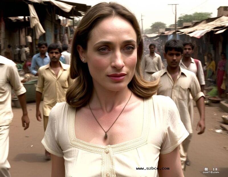 【AI生成】白人女教师在印度的工作历程