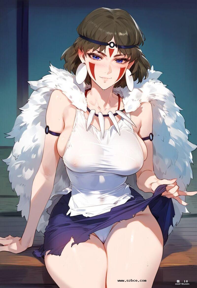 【AI生成】幽灵公主的性爱高潮