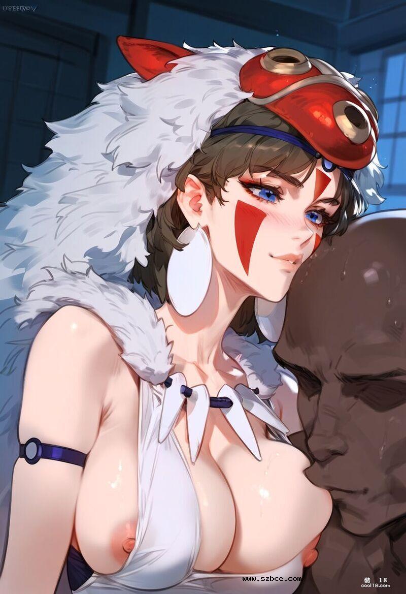 【AI生成】幽灵公主的性爱高潮