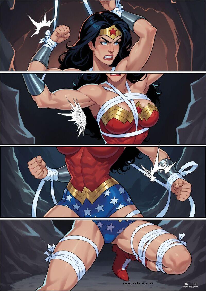 【AI漫画】神奇女侠—钢铁之力束缚调教