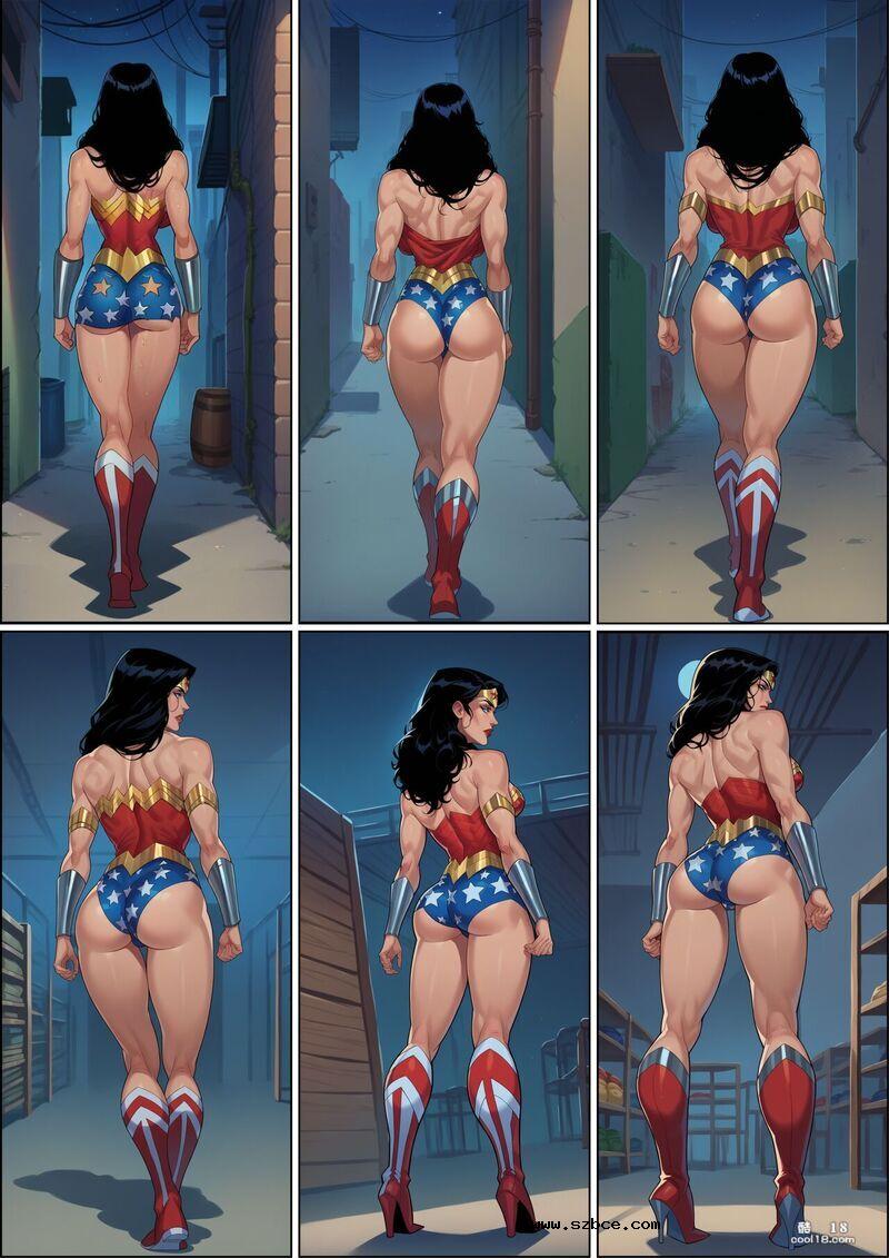 【AI漫画】神奇女侠—钢铁之力束缚调教