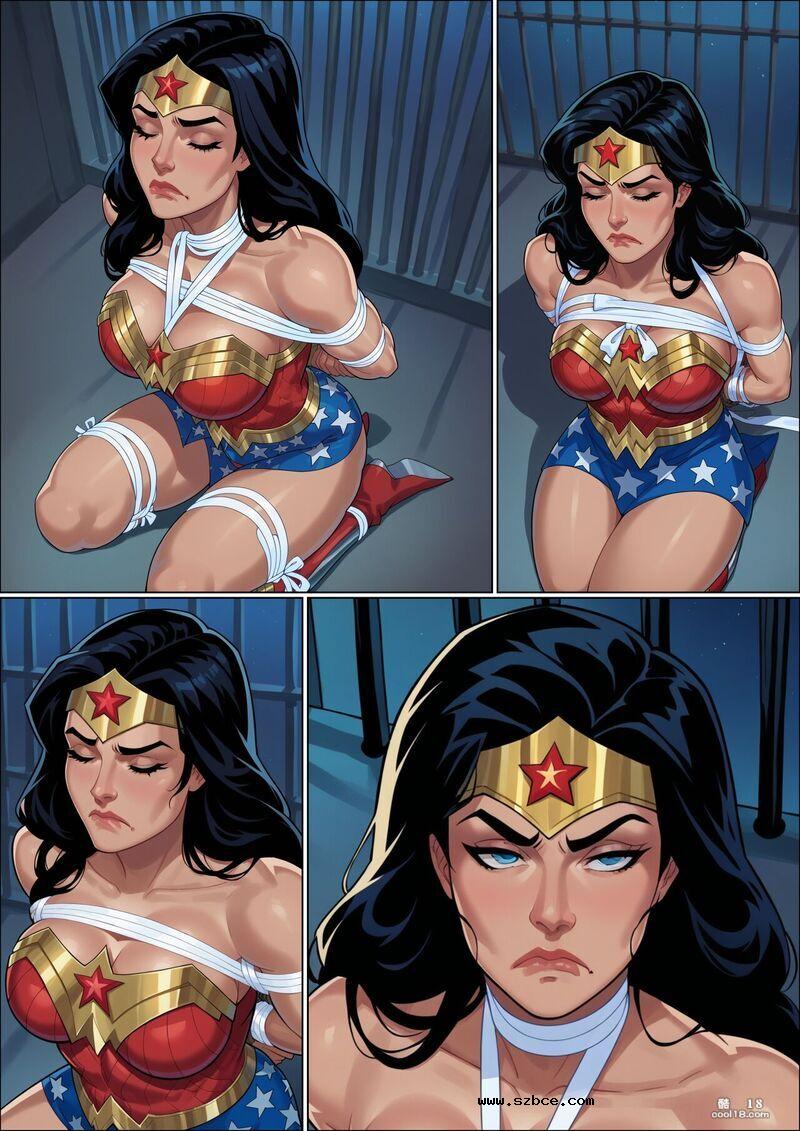 【AI漫画】神奇女侠—钢铁之力束缚调教