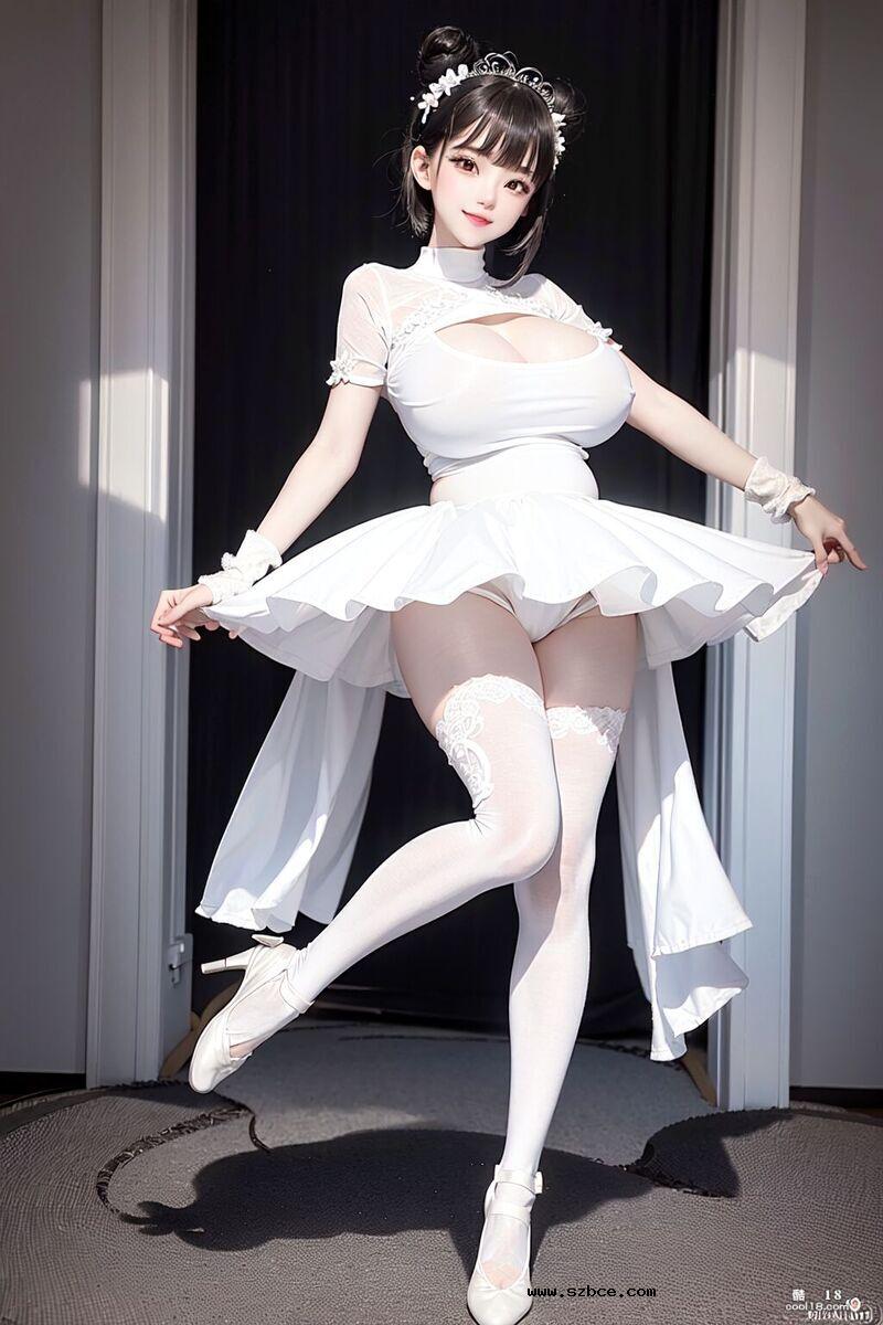 【AI生成】可爱的巨乳女佣