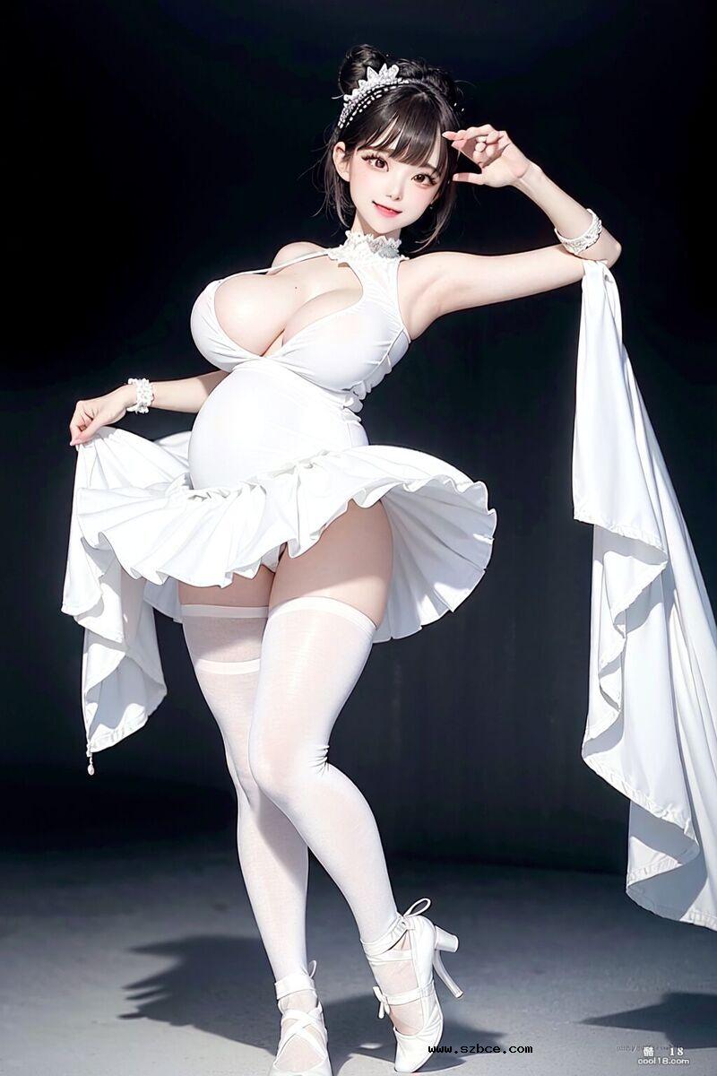 【AI生成】可爱的巨乳女佣