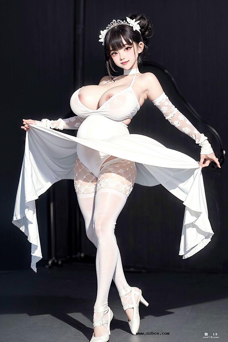 【AI生成】可爱的巨乳女佣