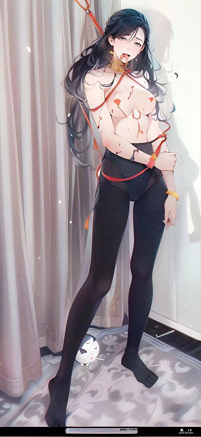 变态的AI-取材：rape and kill 黑丝美女