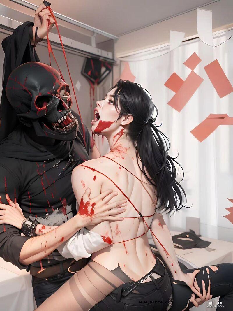 变态的AI-取材：rape and kill 黑丝美女