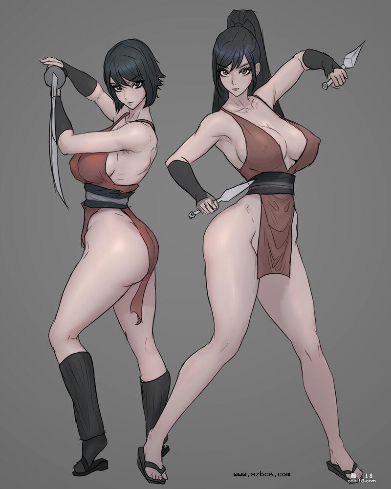 【R-18G】巨乳女忍者之殇