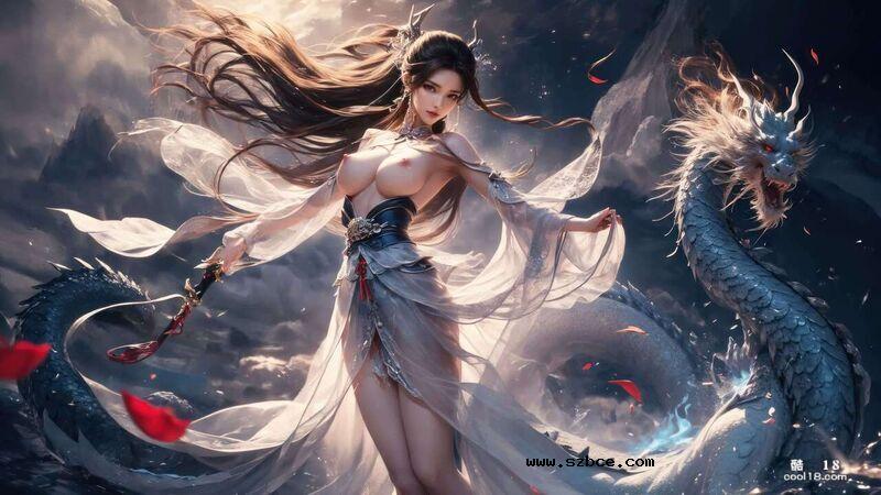 【AI生成】龙女也淫荡