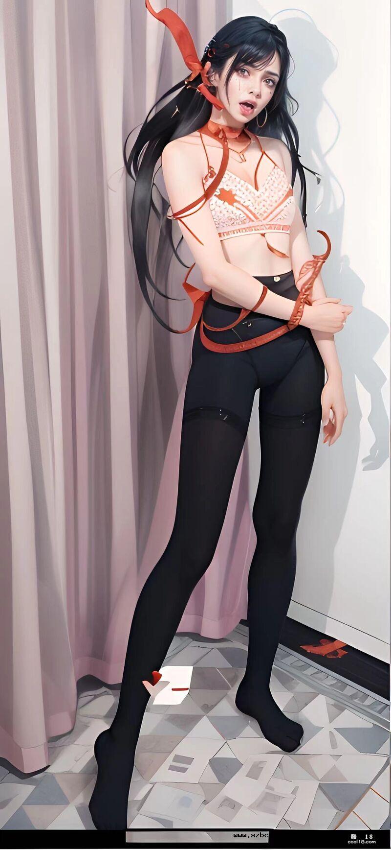 变态的AI-取材：rape and kill 黑丝美女