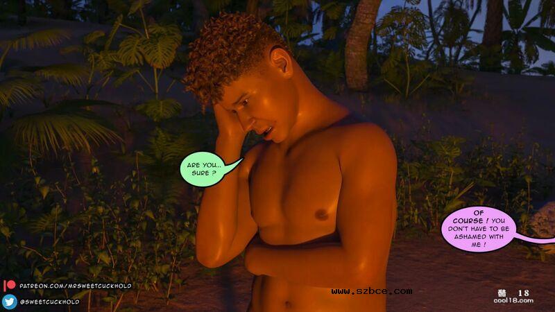 【3D】【英文漫画】无人岛