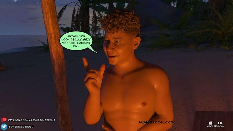 【3D】【英文漫画】无人岛