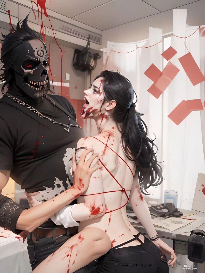 变态的AI-取材：rape and kill 黑丝美女