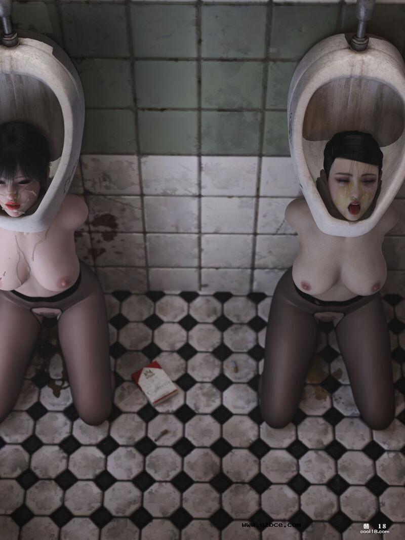 【3D】巨乳女便器