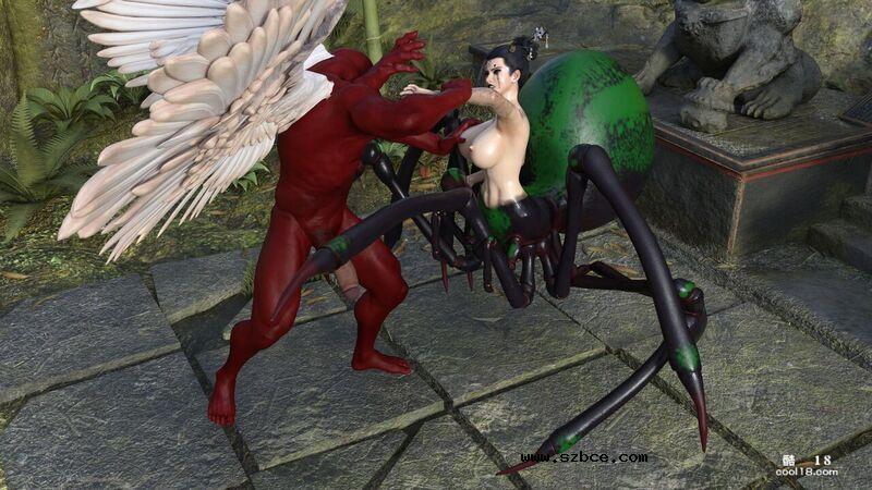 【3D】黑神话 蜘蛛精四妹战败凌辱