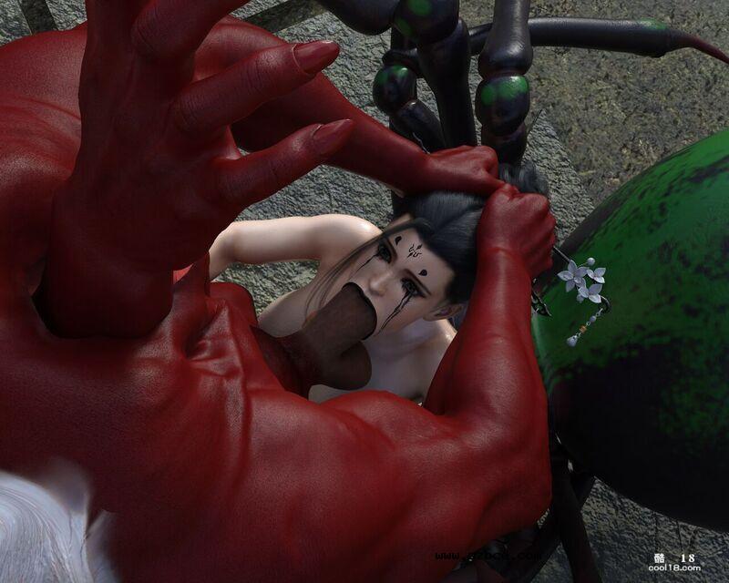 【3D】黑神话 蜘蛛精四妹战败凌辱