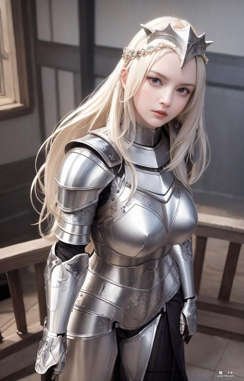 【AI生成】淫荡的巨乳女骑士