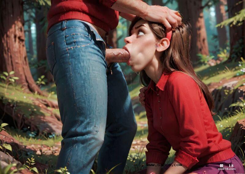 【AI生成】红衣少女在树林中被扑倒肛交