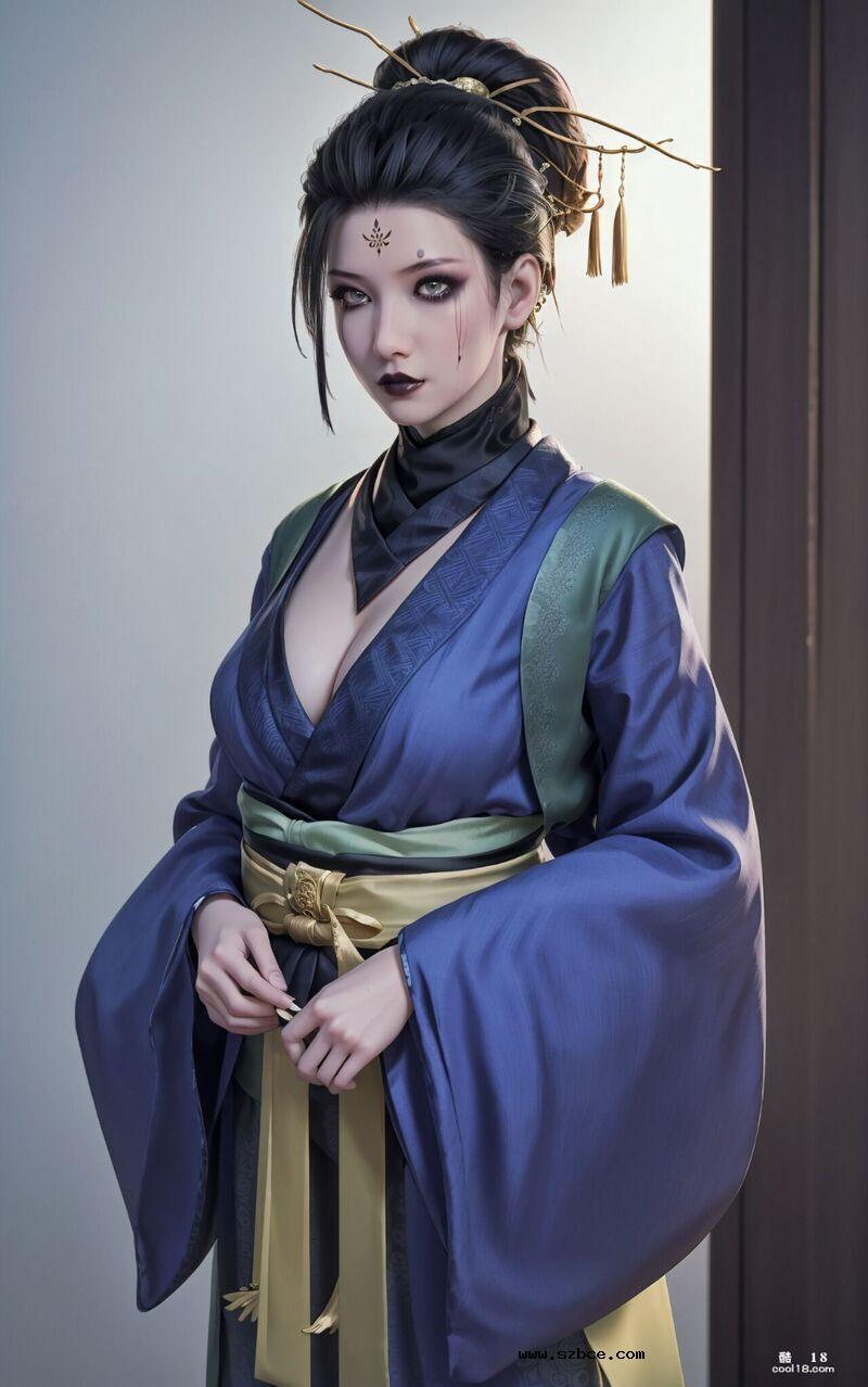 【AI生成】黑神话-有容奶大的四妹