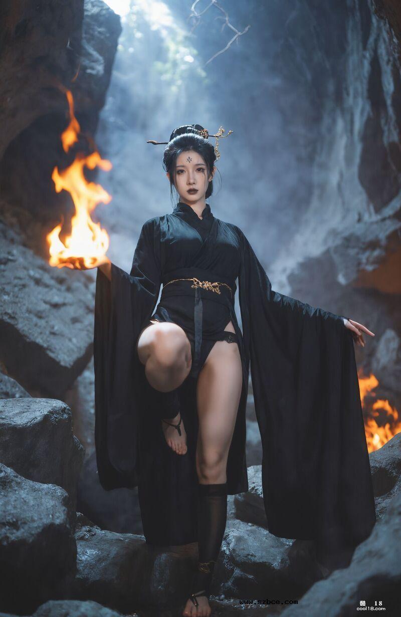 【AI生成】黑神话-有容奶大的四妹