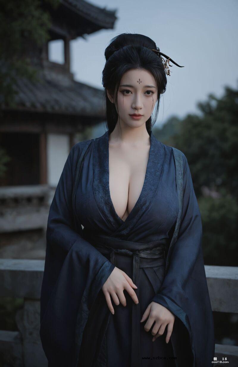 【AI生成】黑神话-有容奶大的四妹