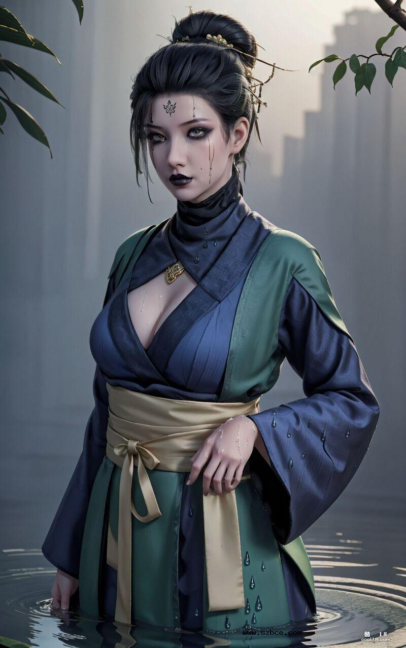 【AI生成】黑神话-有容奶大的四妹