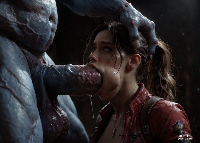 【AI生成】女囚克莱尔被X先生肛奸