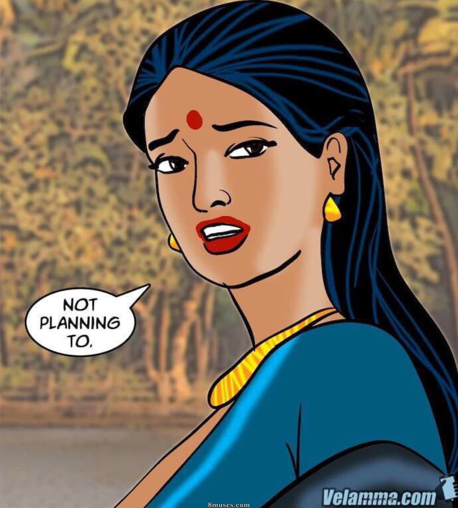 【英文漫画】Velamma 第76话  寒冽的旅程