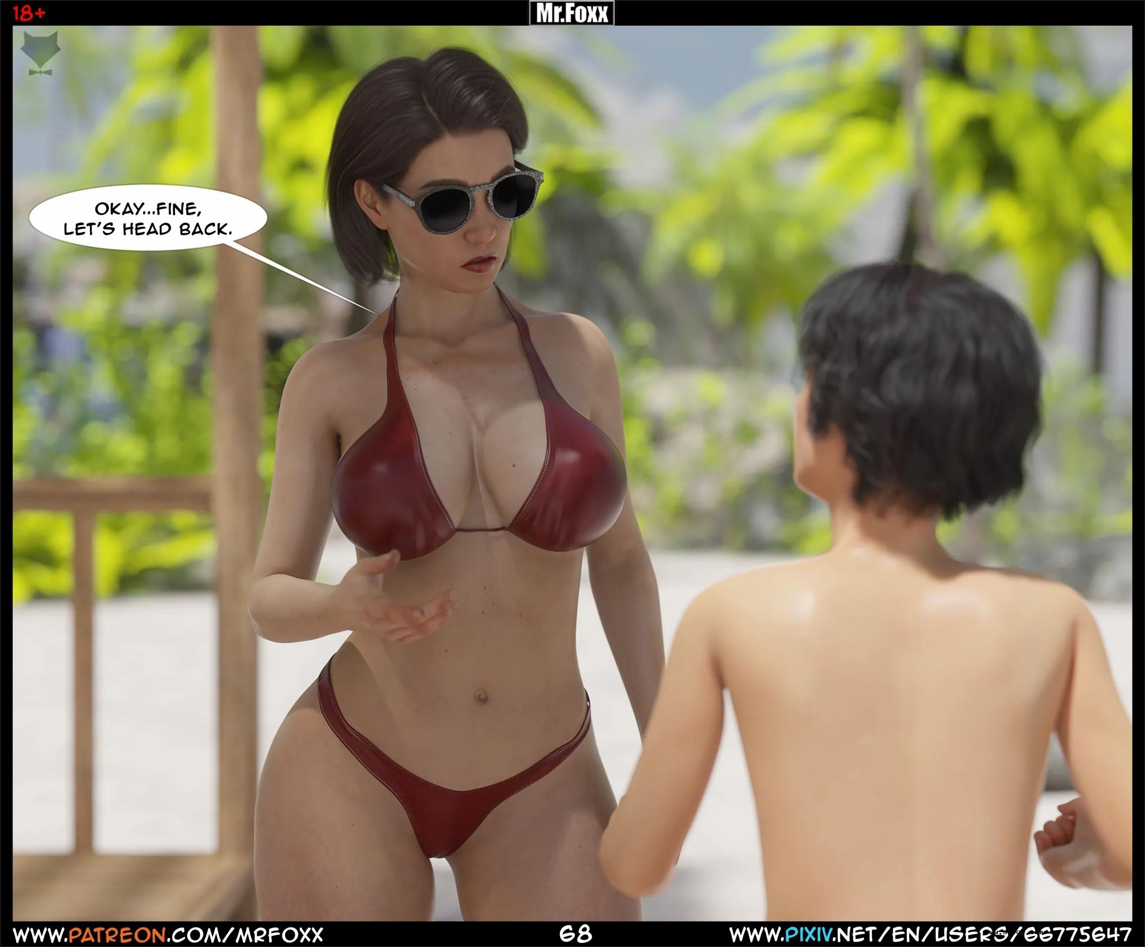 【3D】【英文漫画】妈妈的韵事（1）