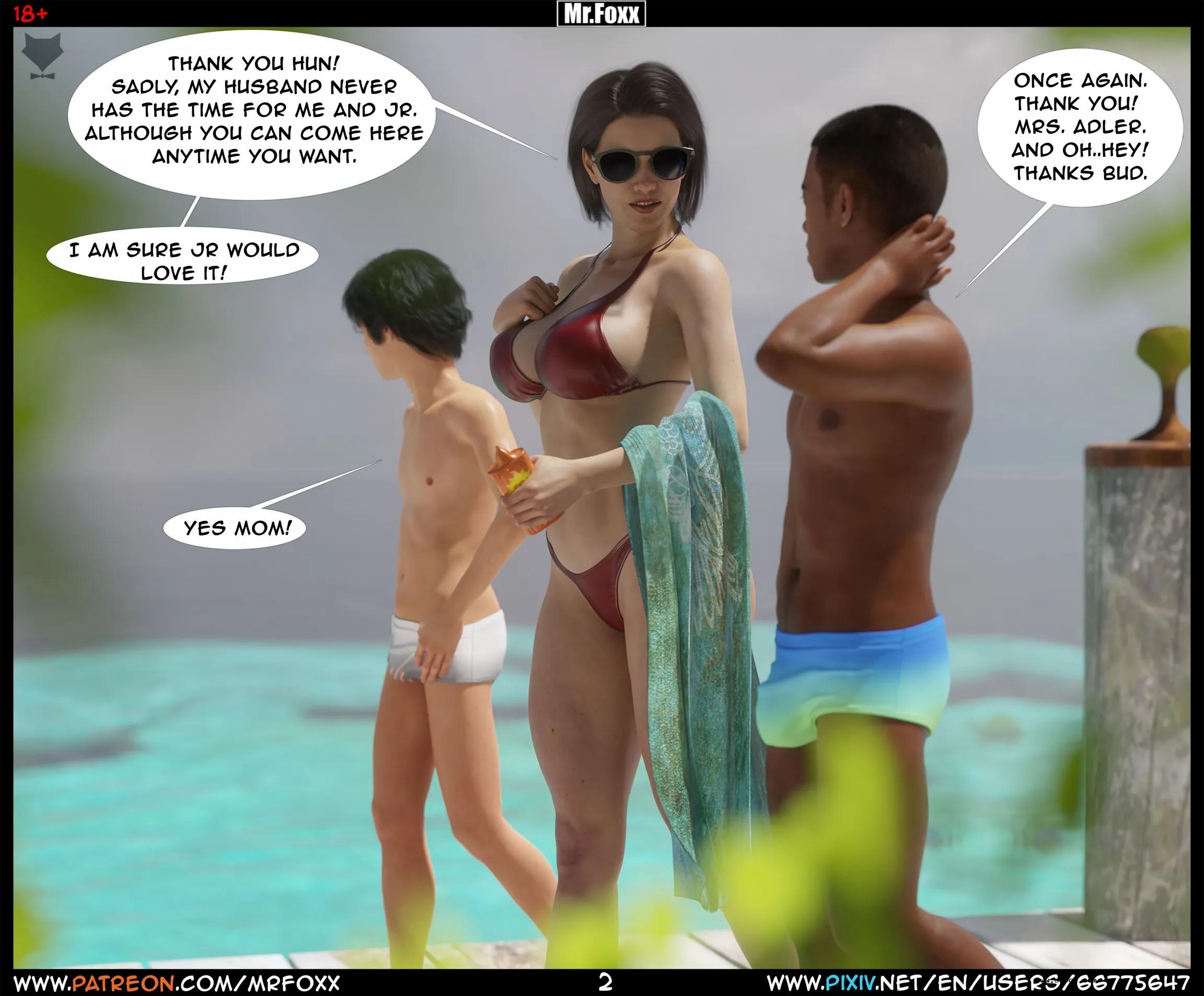 【3D】【英文漫画】妈妈的韵事（1）