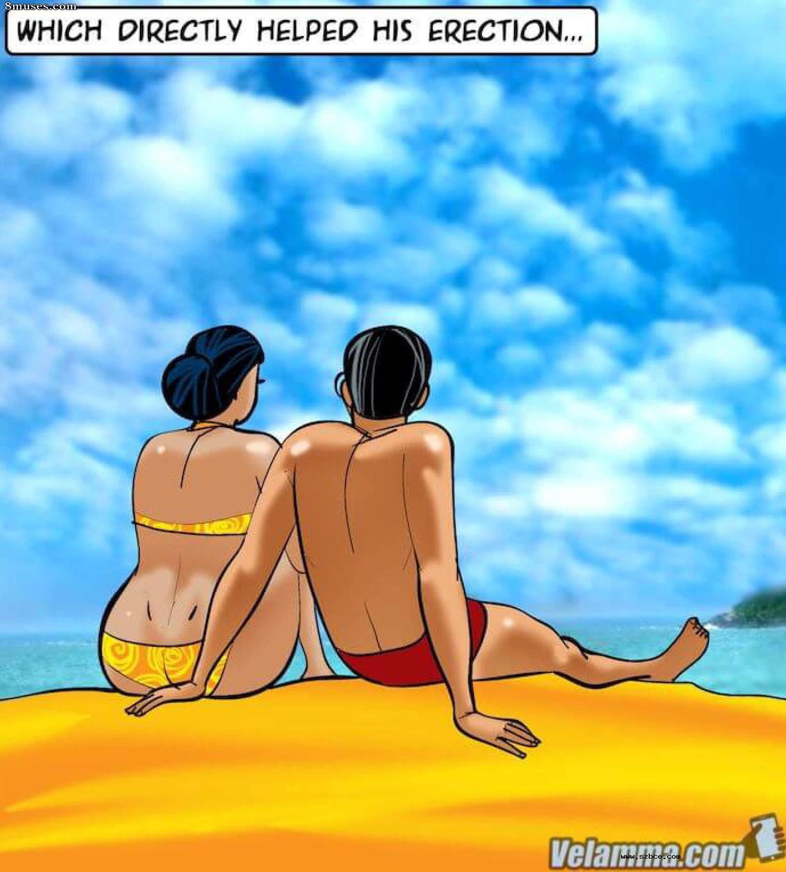 【英文漫画】Velamma 第76话  寒冽的旅程