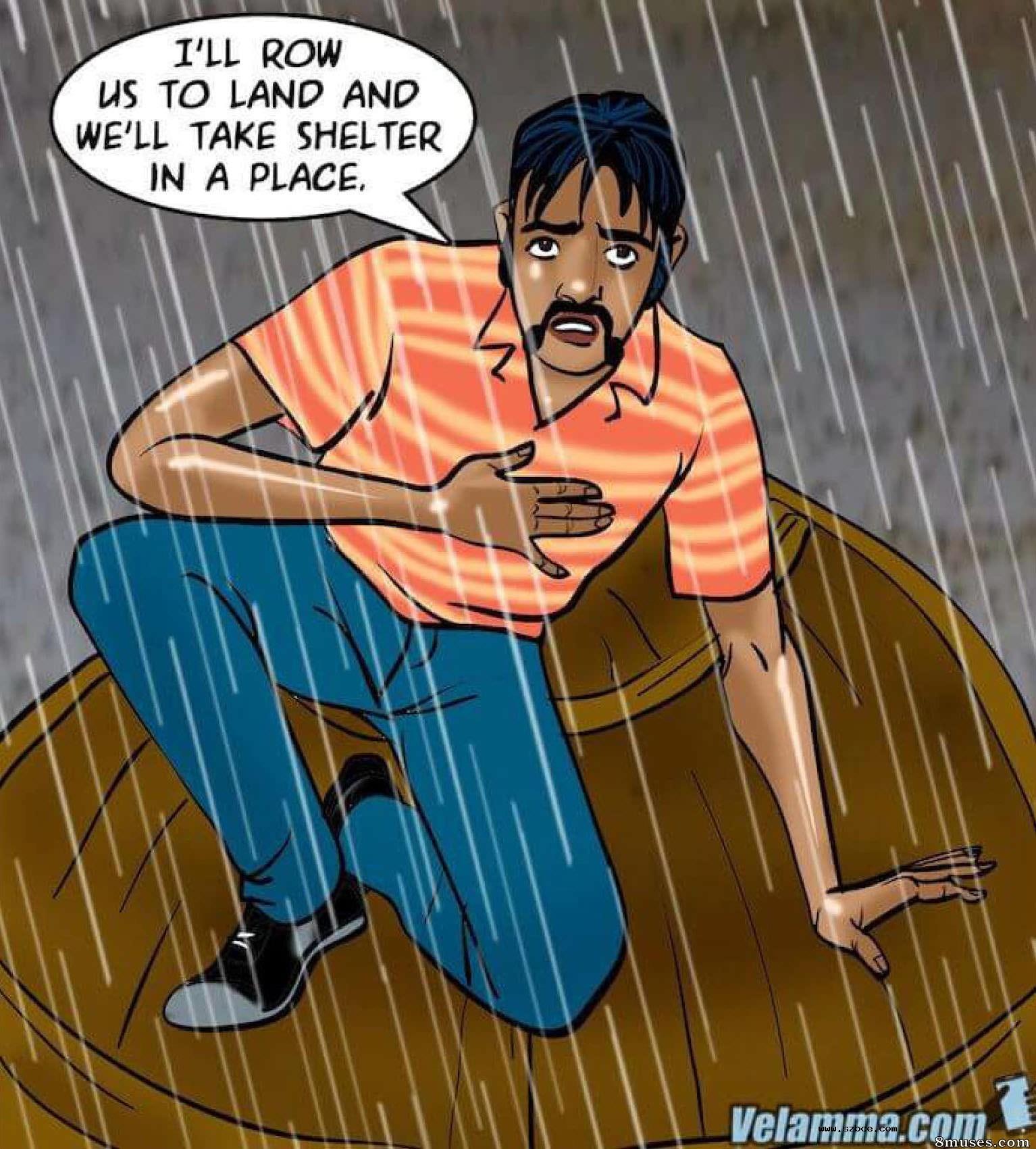 【英文漫画】Velamma 第76话  寒冽的旅程