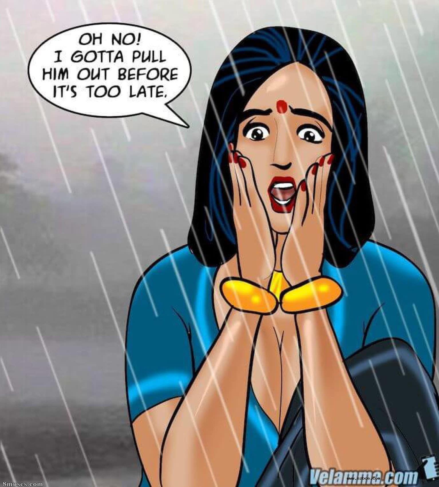 【英文漫画】Velamma 第76话  寒冽的旅程