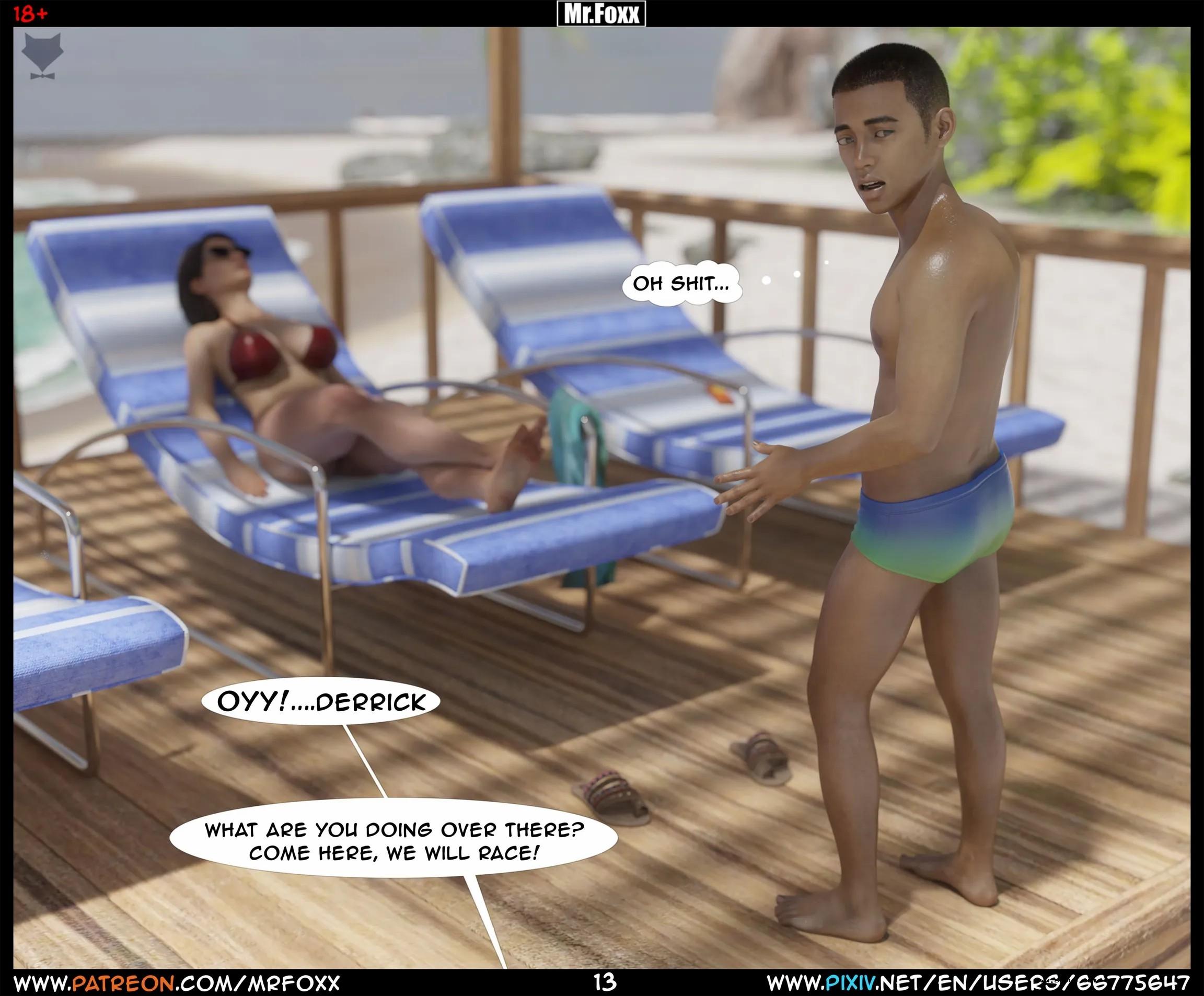 【3D】【英文漫画】妈妈的韵事（1）