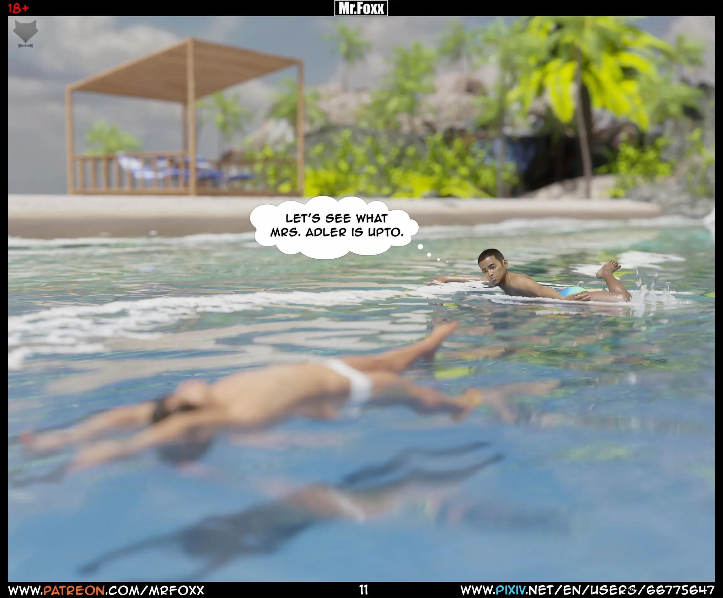 【3D】【英文漫画】妈妈的韵事（1）