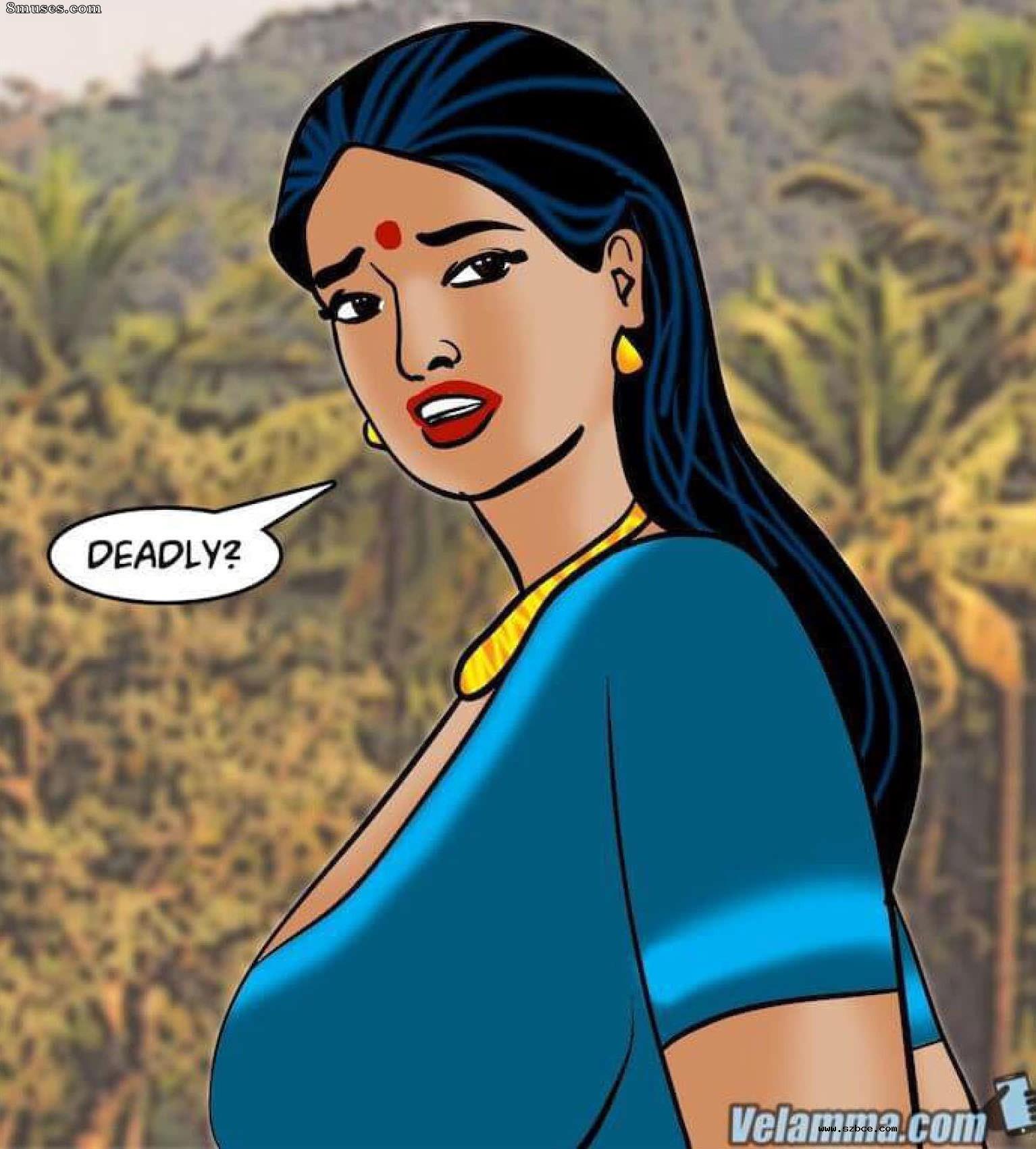 【英文漫画】Velamma 第76话  寒冽的旅程