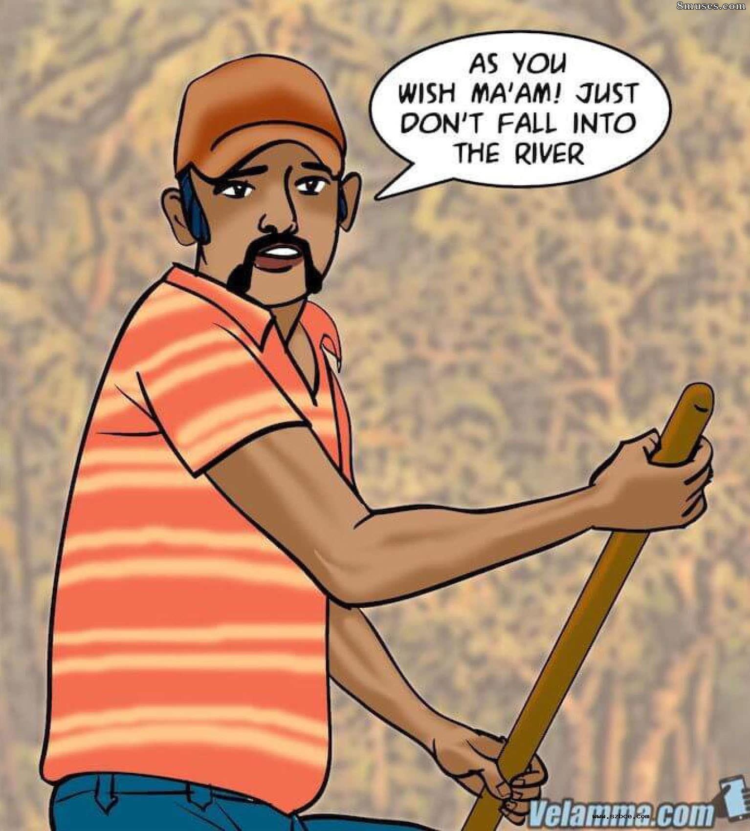 【英文漫画】Velamma 第76话  寒冽的旅程