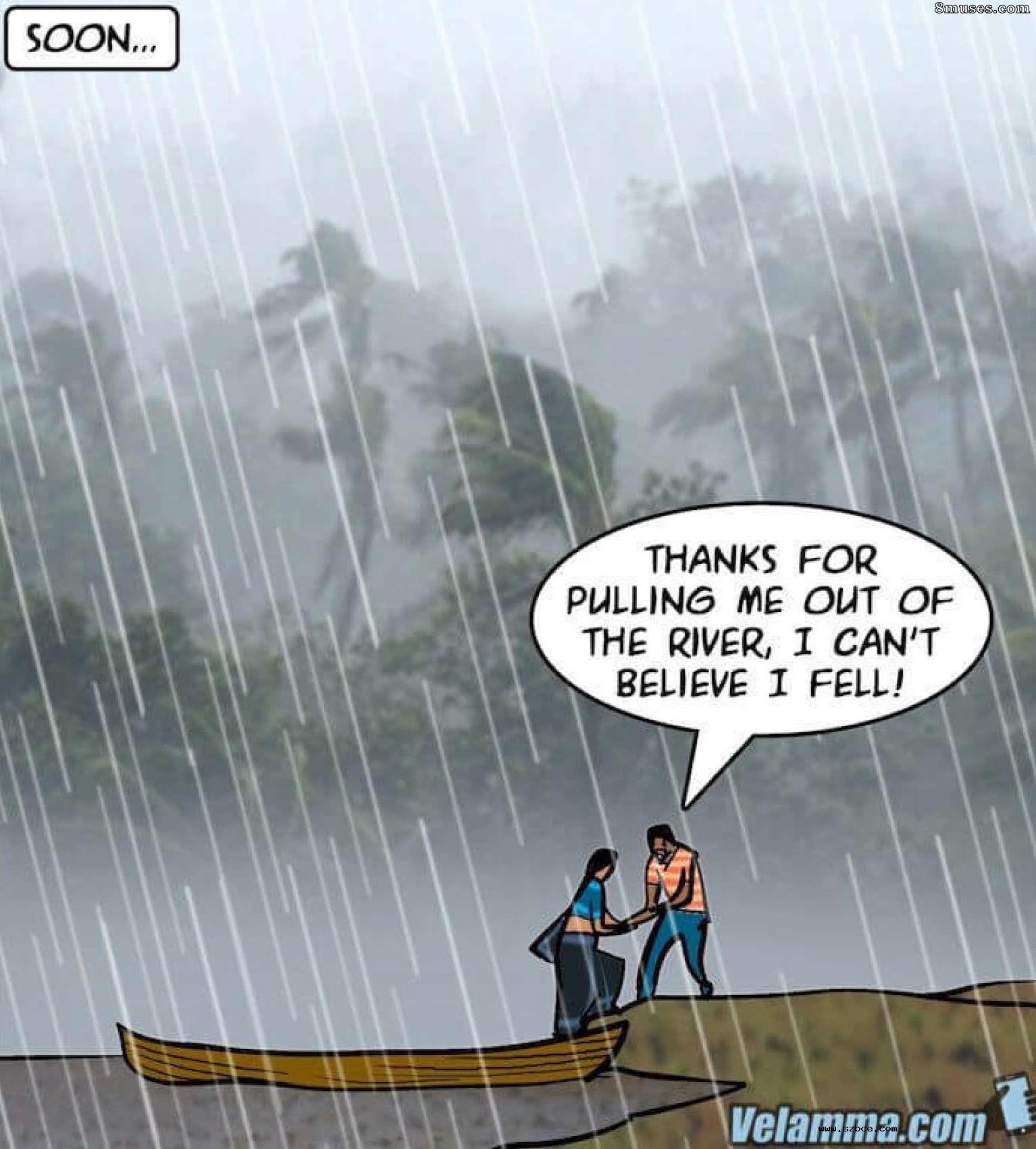 【英文漫画】Velamma 第76话  寒冽的旅程